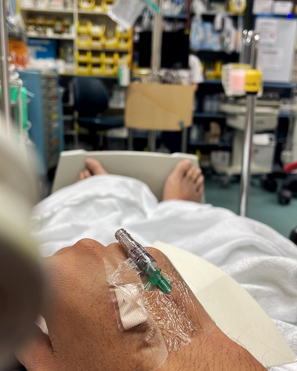 Divian Nair migraine attack and paralysis