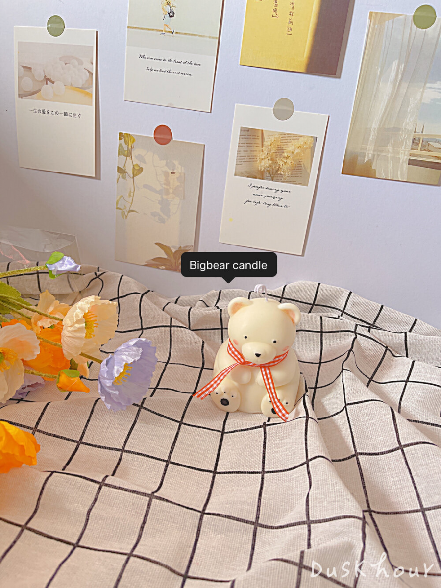 Bear Candle - Dusk Hour Singapore