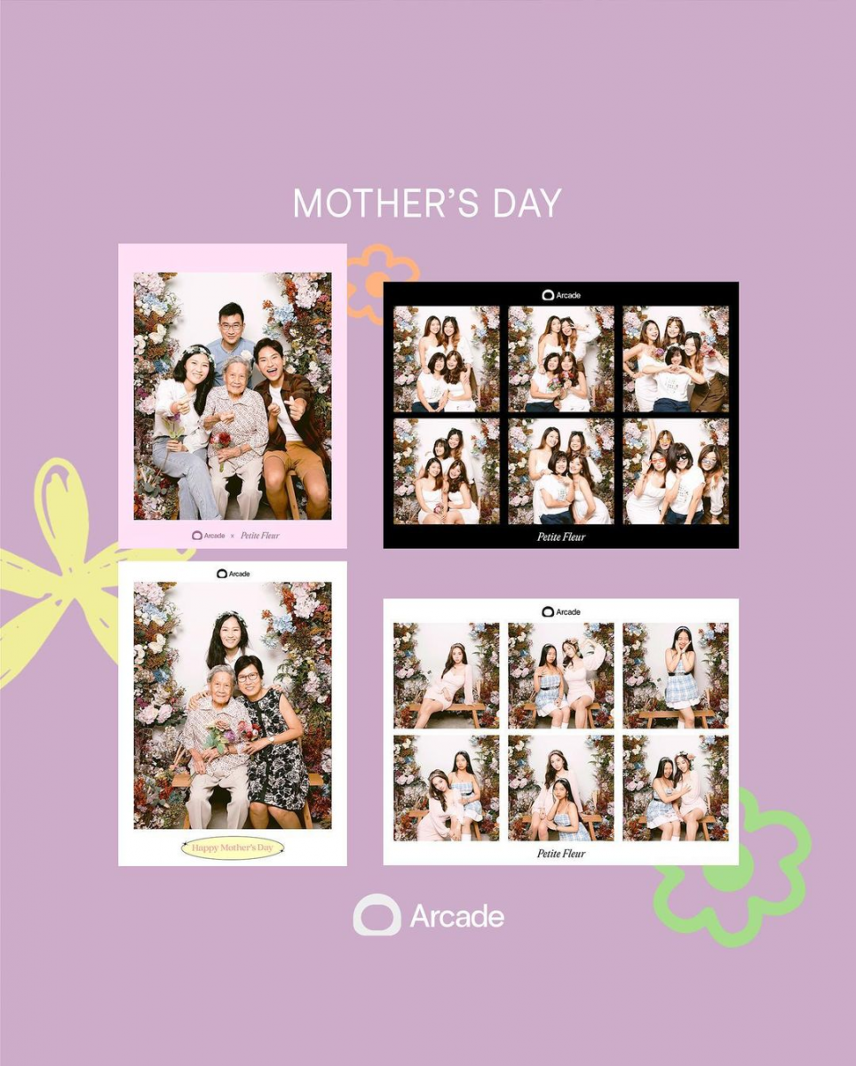 Arcade Studio self studio floral backdrop