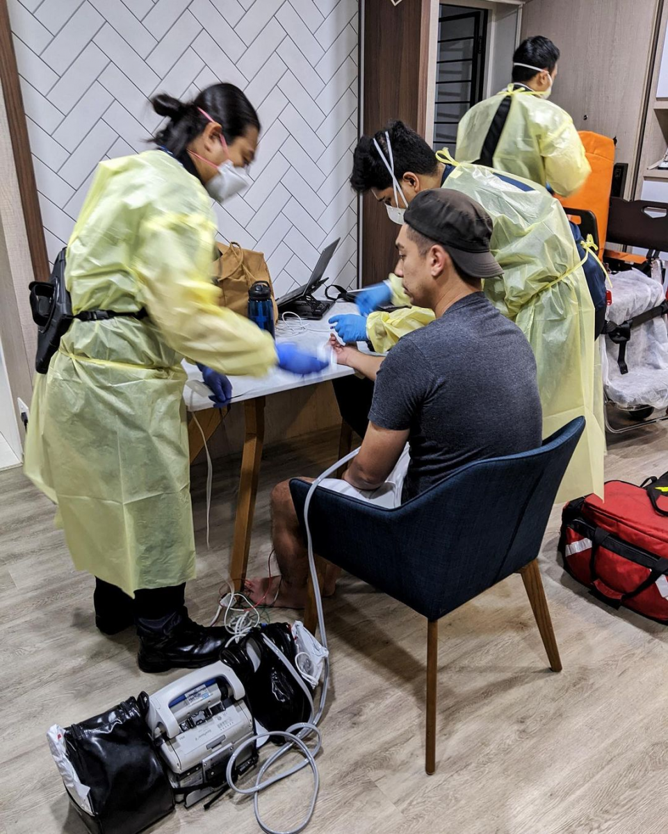 Divian Nair migraine attack and paralysis