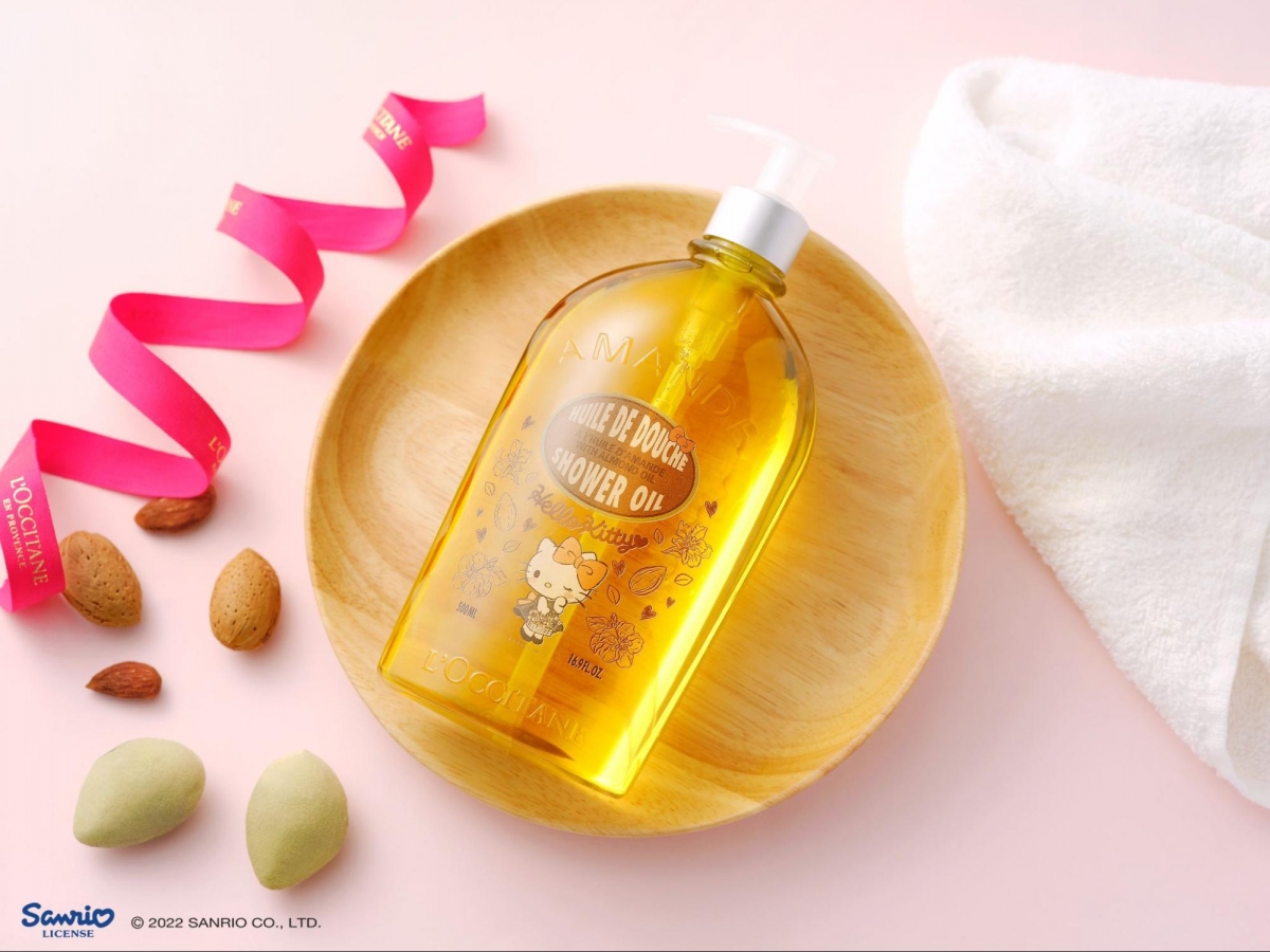 L'OCCITANE Hello Kitty Almond Shower Oil Singapore
