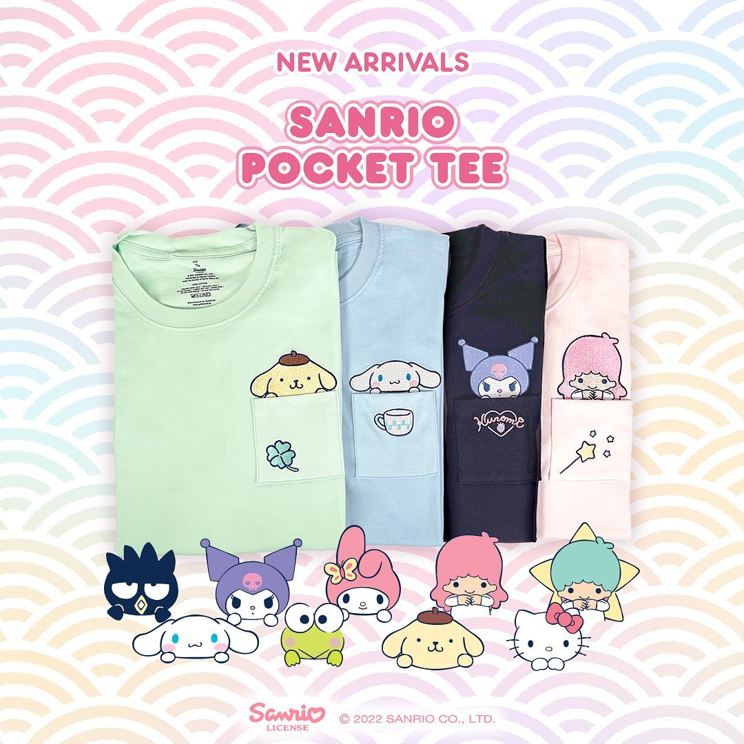 Sanrio Pocket Tee Goldwood Singapore