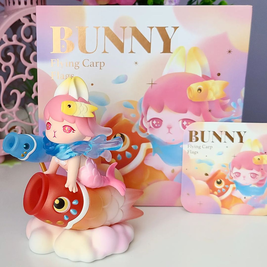 POP MART Bunny Flying Carp Flags