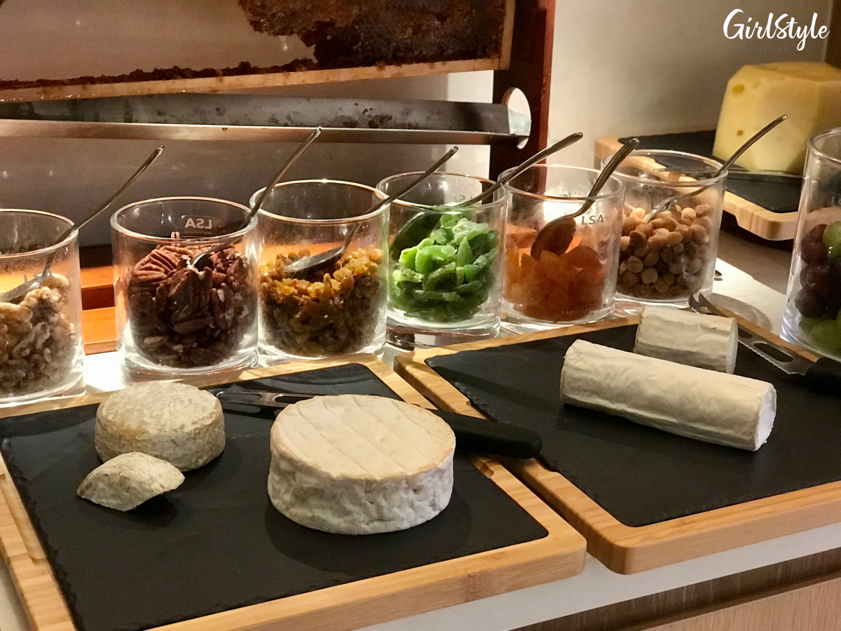 Cheeses at Estate - Hilton Singapore Orchard