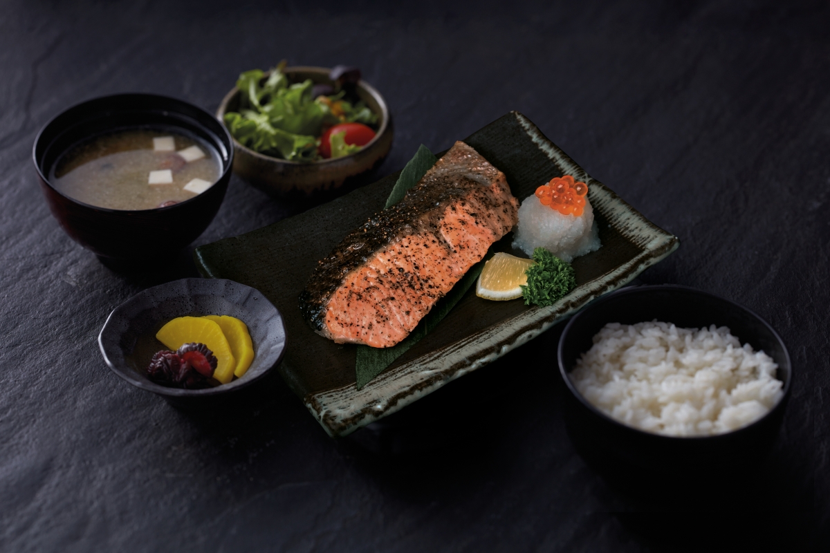 sen-ryo Salmon Shioyaki Set