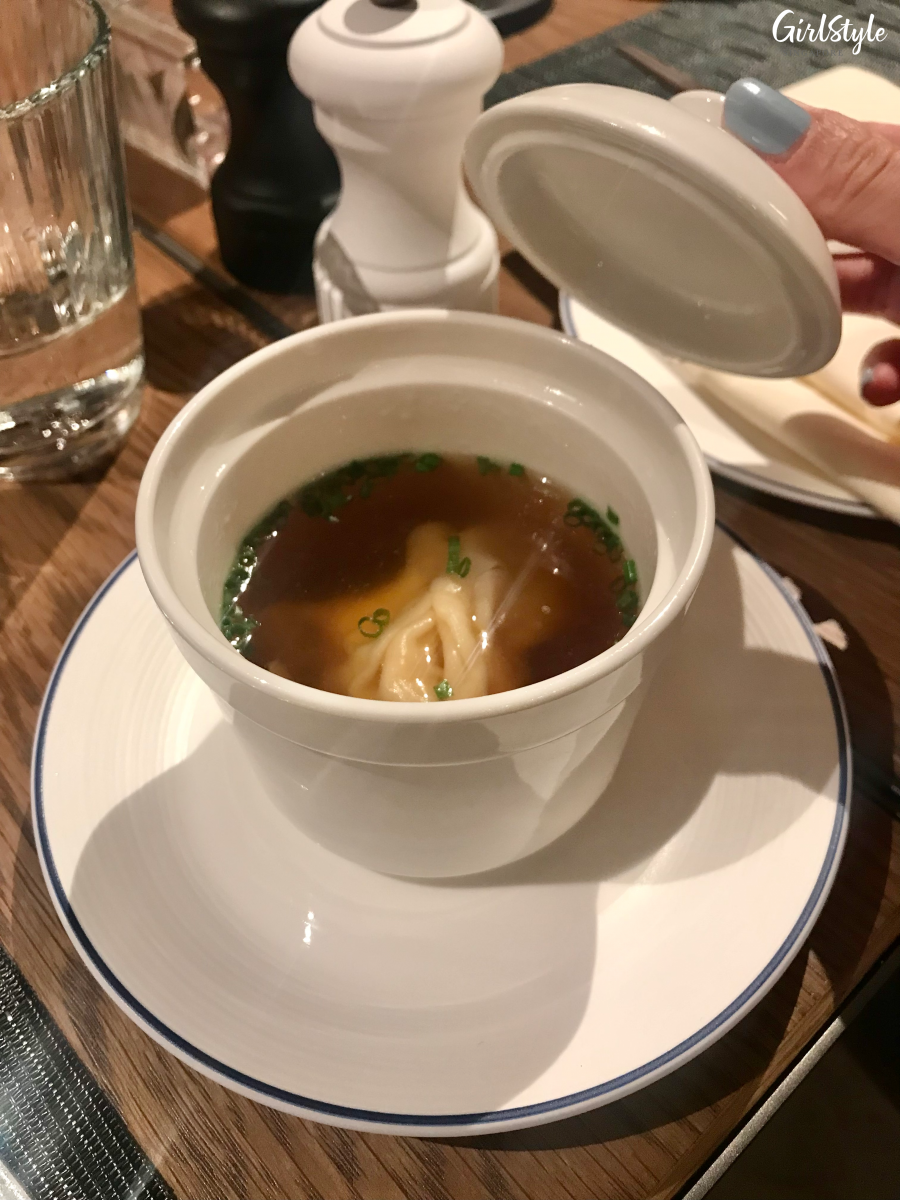Signature Peking Duck Consommé at Estate - Hilton Singapore Orchard