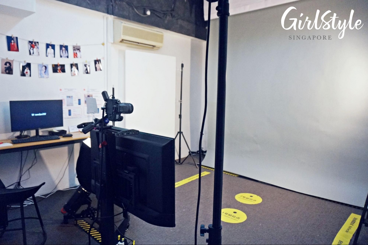 AI photo booth in Singapore at iWan Selfie Studio