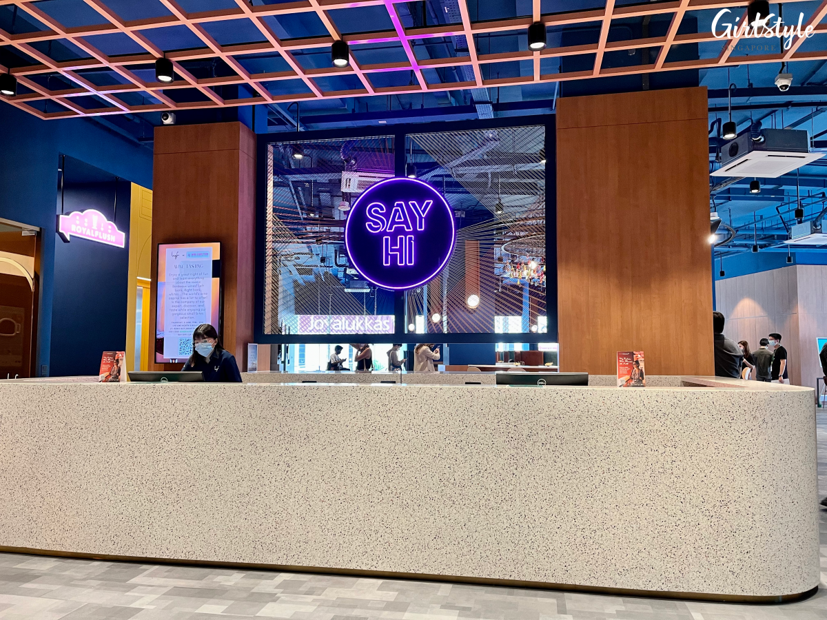 Reception counter - lyf Farrer Park Singapore