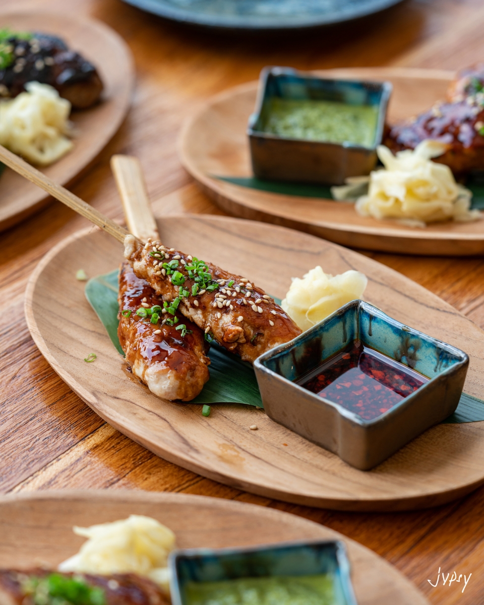 Spicy Pork Tsukune Sticks - JYPSY One Fullerton