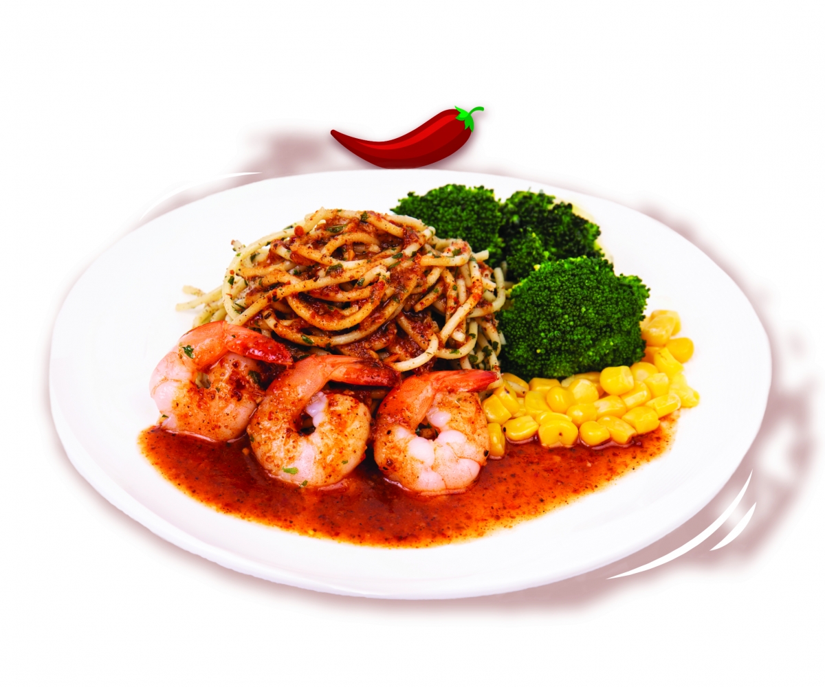 7-Eleven Andes Mala Spaghetti with Prawn (level 2)