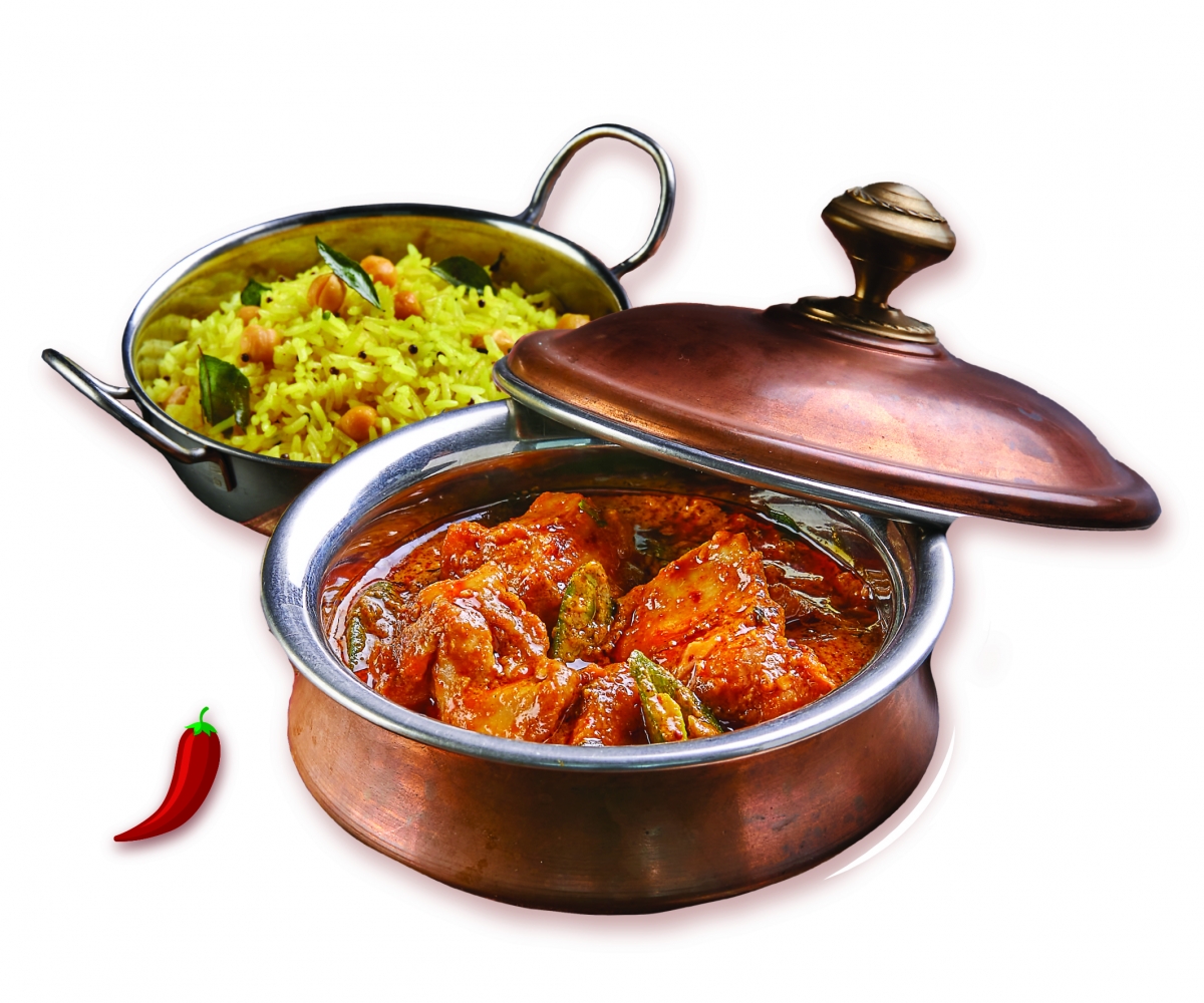 7-Eleven Taste Asia Vindaloo Chicken Curry with Turmeric Rice (level 3)