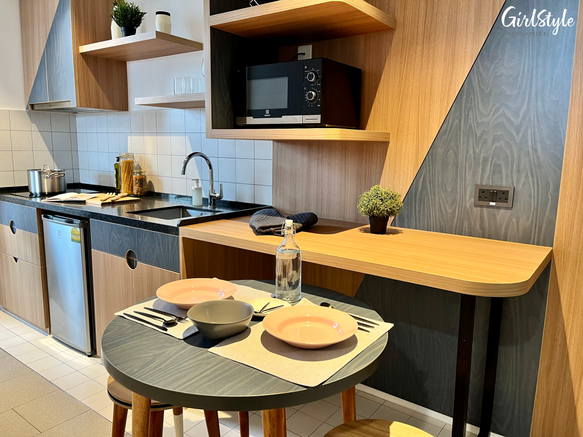 Family room kitchen - lyf Farrer Park Singapore
