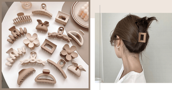 Claw Hair Clips In Gorgeous Milk Tea Shades Under $2 You Can Shop Online In Singapore