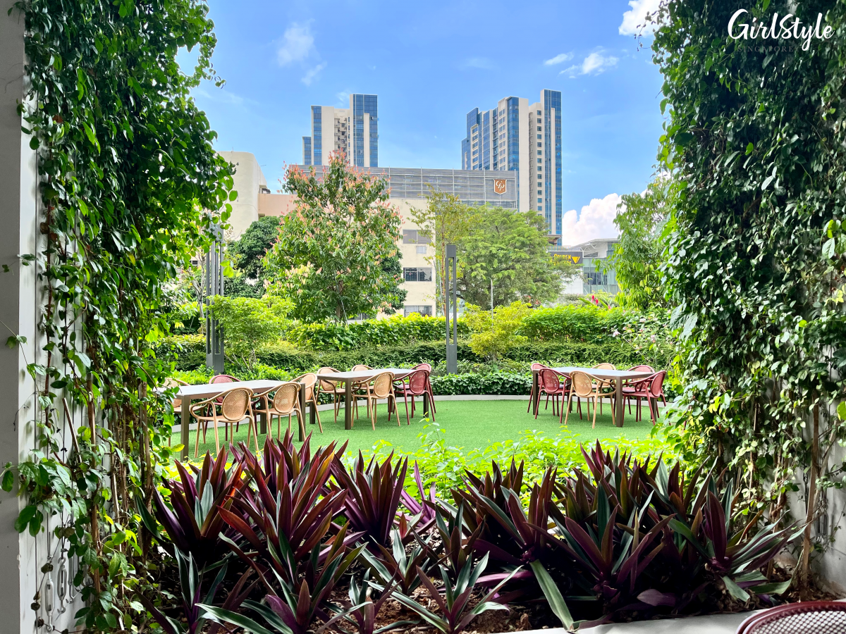 To-Gather outdoor lawn - lyf Farrer Park Singapore