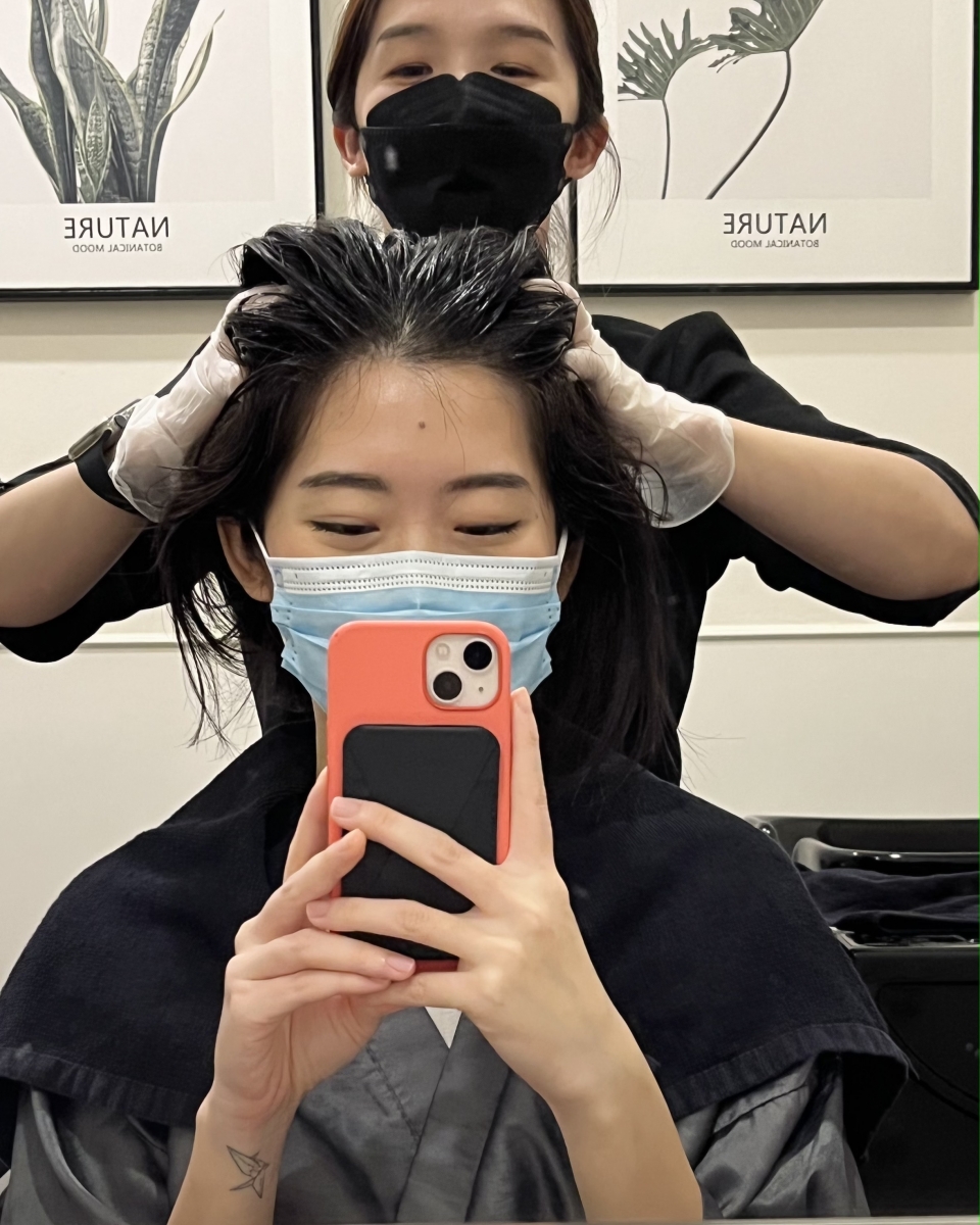 The head massages melted away all tension immediately.
