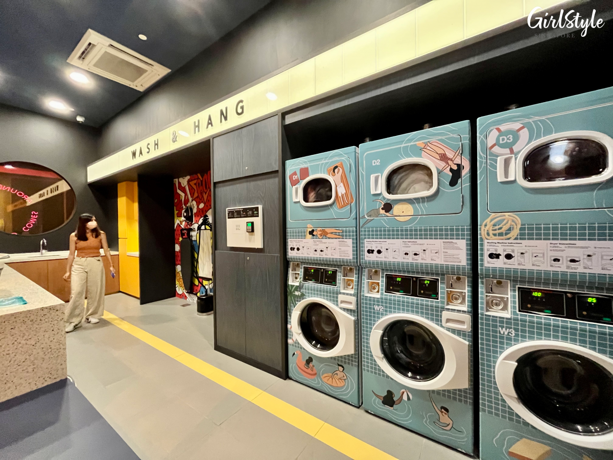 Wash & Hang laundromat - lyf Farrer Park Singapore
