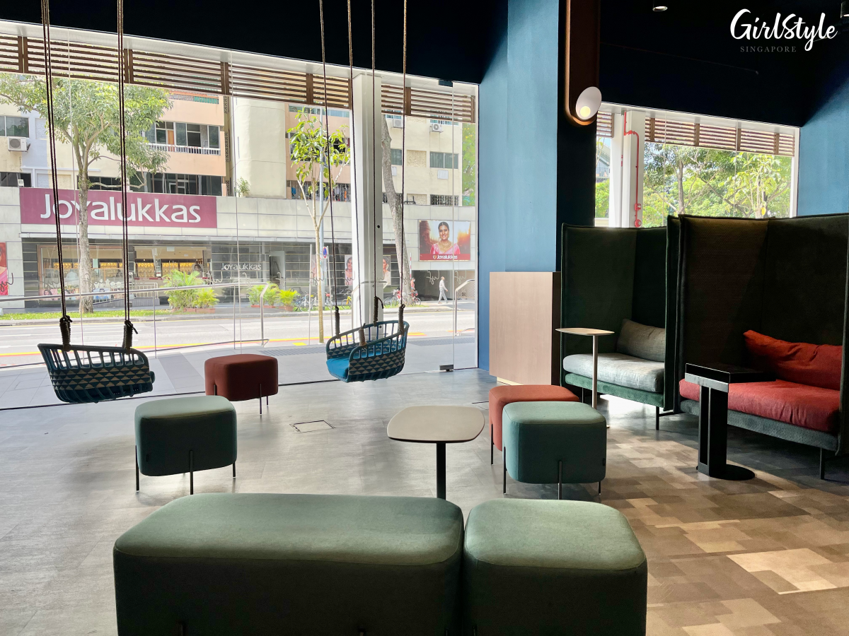 Social space at lyf Farrer Park Singapore