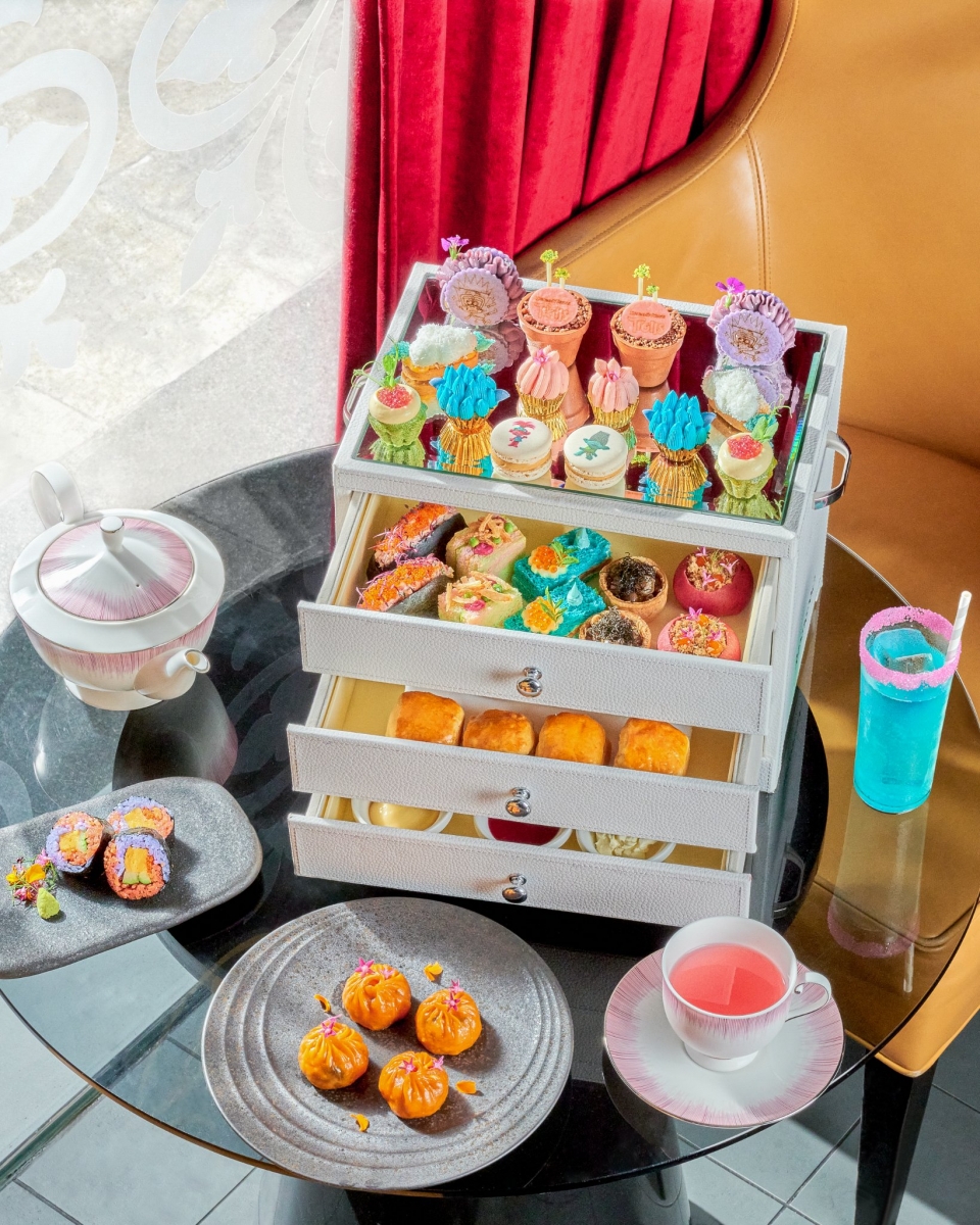 Trolls-themed high tea at Anti dote Fairmont Singapore