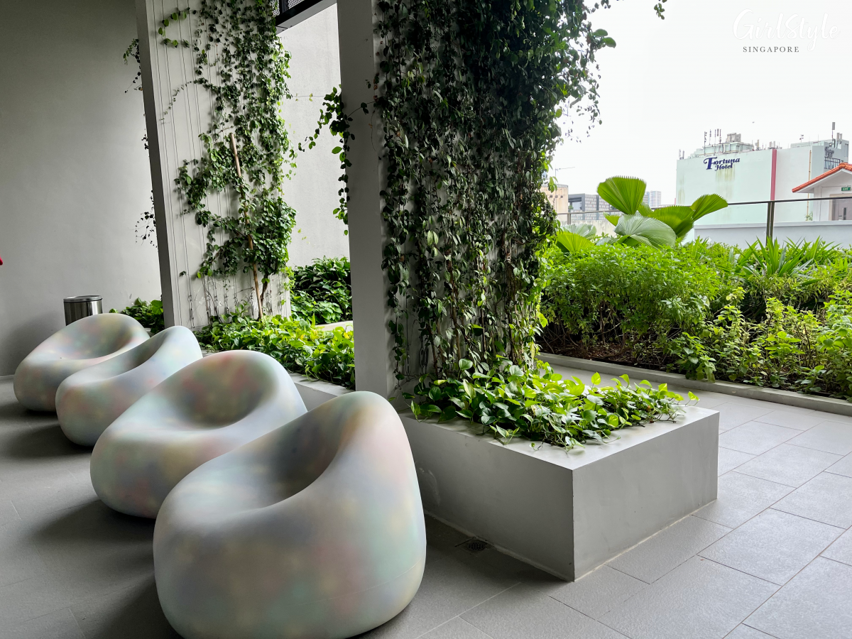 Edible garden - lyf Farrer Park Singapore