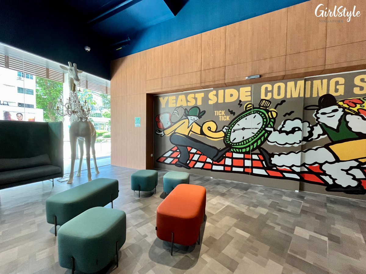 Social space at lyf Farrer Park Singapore