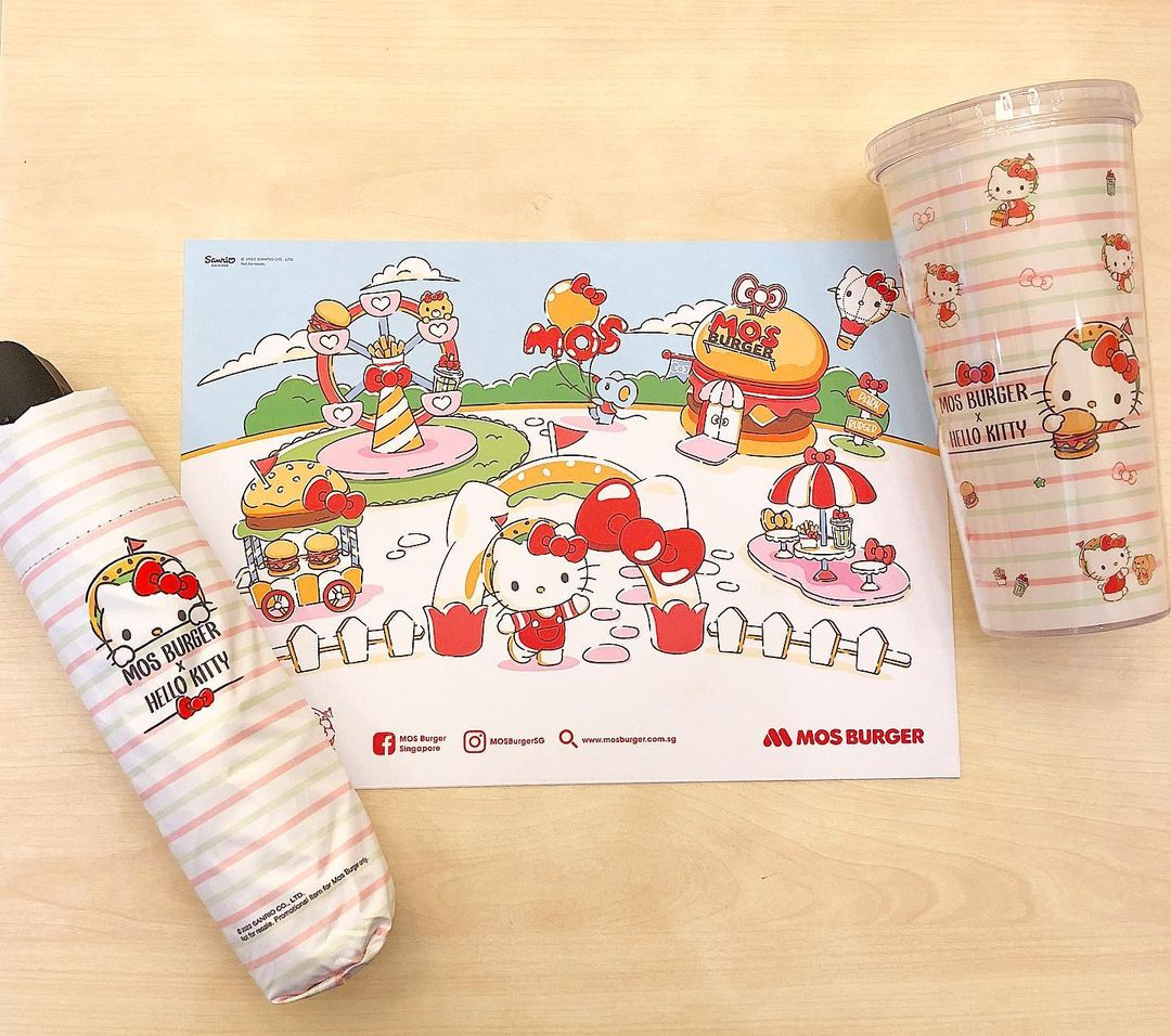 Mos Burger Singapore Hello Kitty merchandise