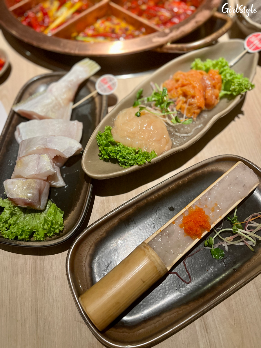 Sea Cucumber Intestine and Leather Jacket Fish - Uncle Fong Hot Pot