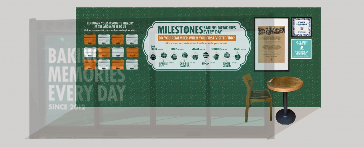 Tiong Bahru Bakery Pop-Up Installation at Raffles City Shopping Centre