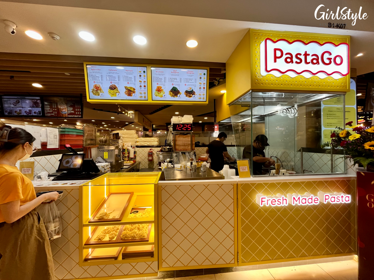Pastago JCube - takeaway pasta kiosk at JCube