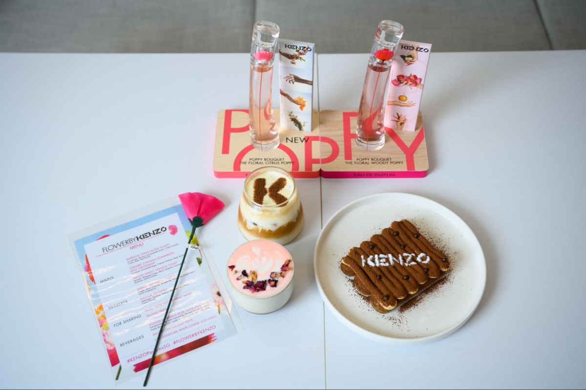 Kenzo Rose Latte at SYIP cafe