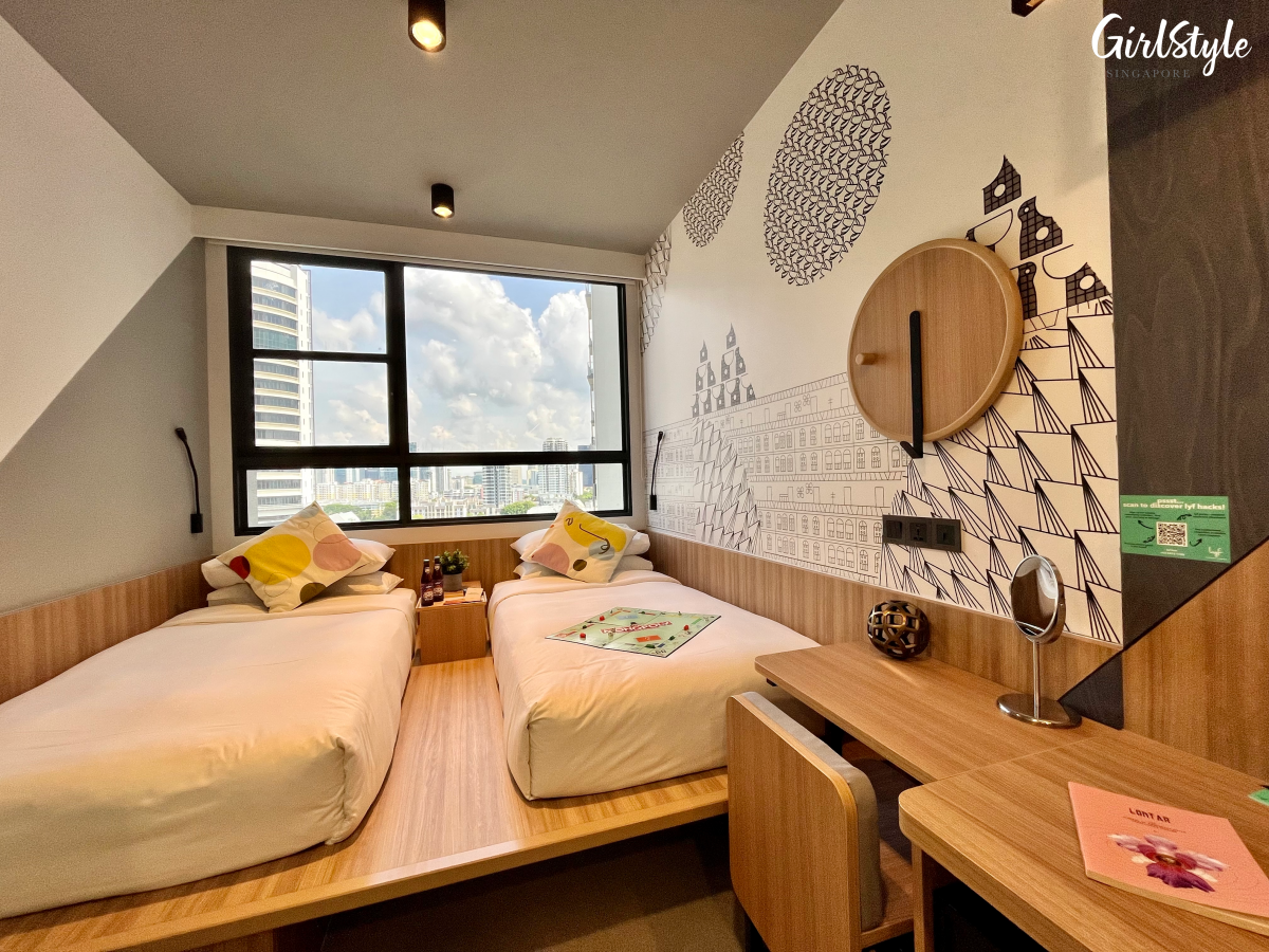 Twin room - lyf Farrer Park Singapore
