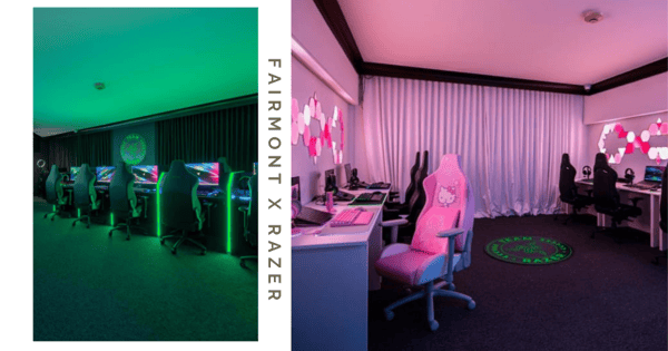 Fairmont Singapore X Razer: World’s First Luxury Gaming Suites Ft. Streaming Booths, Battle Stations & Hello Kitty Gaming Chair