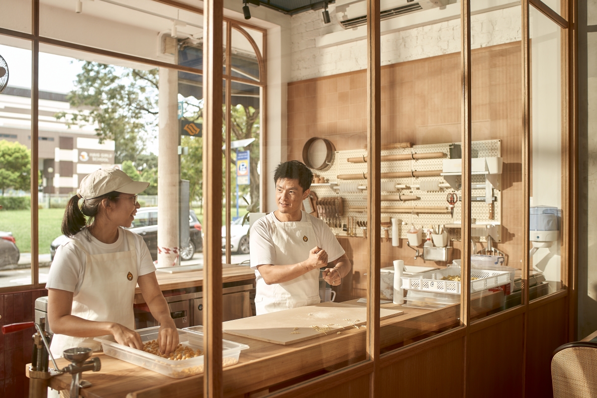 Sfoglini in action at Forma