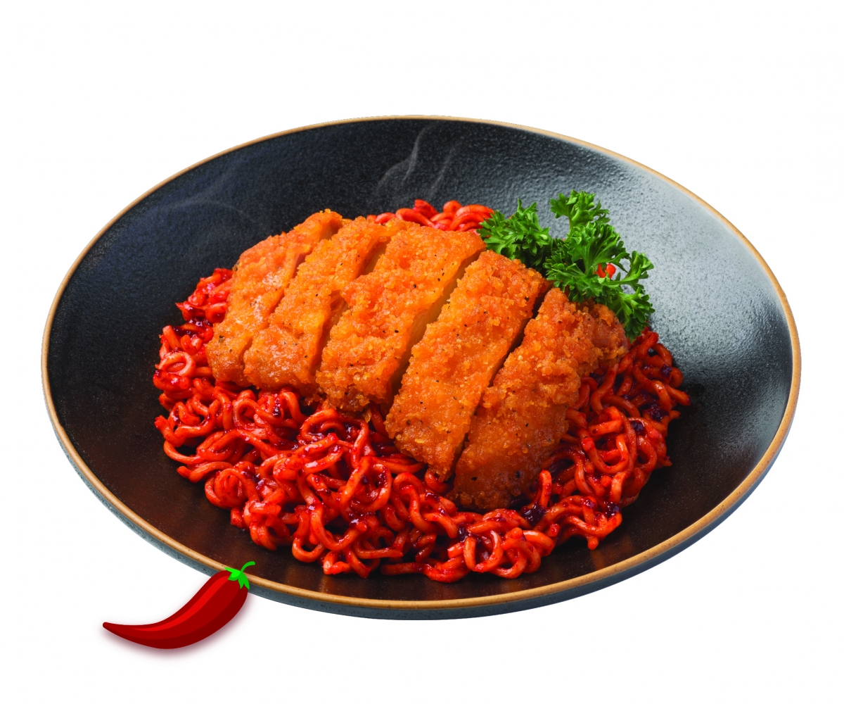 7-Eleven 7-Select Ghost Pepper Chicken Noodles (level 5)
