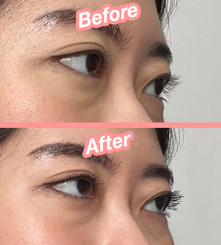 After just two coats of Maybelline’s Sky High Mascara, I could see a dramatic difference in the length and volume of my lashes.