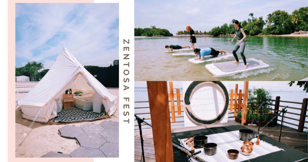 Zentosa Fest @ Sentosa: 500-Hectare Wellness Retreat Ft. Fitness Classes, Sound Baths, Cacao Ceremonies & Glamping Tents
