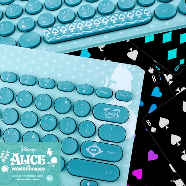 infoThink Alice In Wonderland wireless keyboard