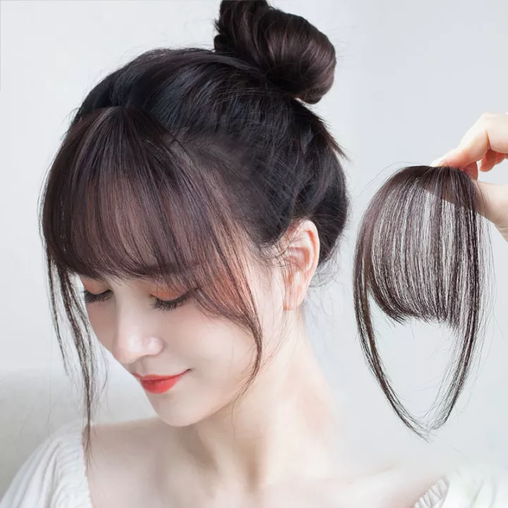 How to save a bad haircut - clip-on bangs or ponytail