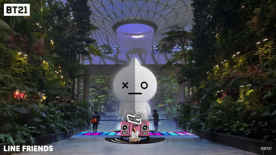 BT21 glamping Jewel Changi