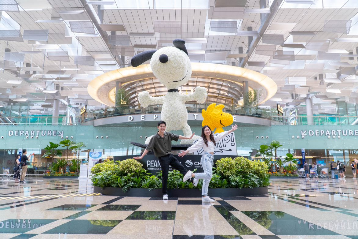 Snoopy at Changi Airport