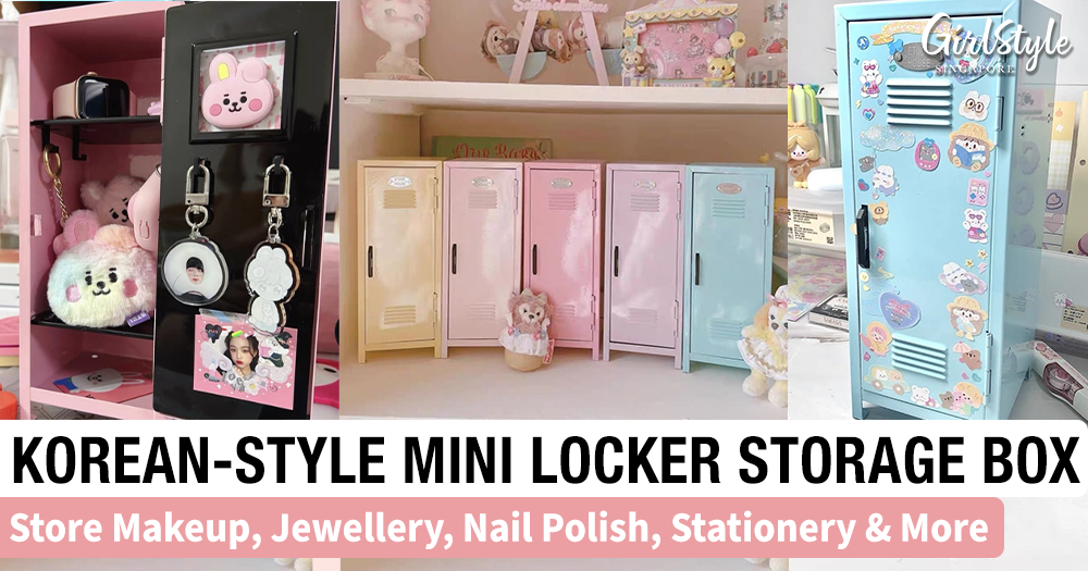 KoreanStyle Mini Lockers You Can Use To Store Makeup, Jewellery, Nail