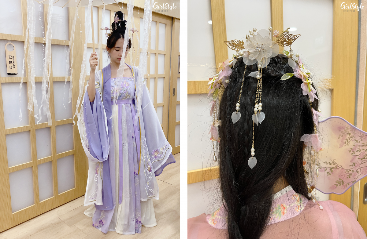 Hanfu experience at T&C Beauty House