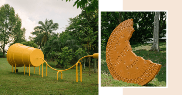 5 Photo-Worthy Art Installations In Singapore Includ. An Oversized Paper Boat, A Marie Biscuit & A See-Saw