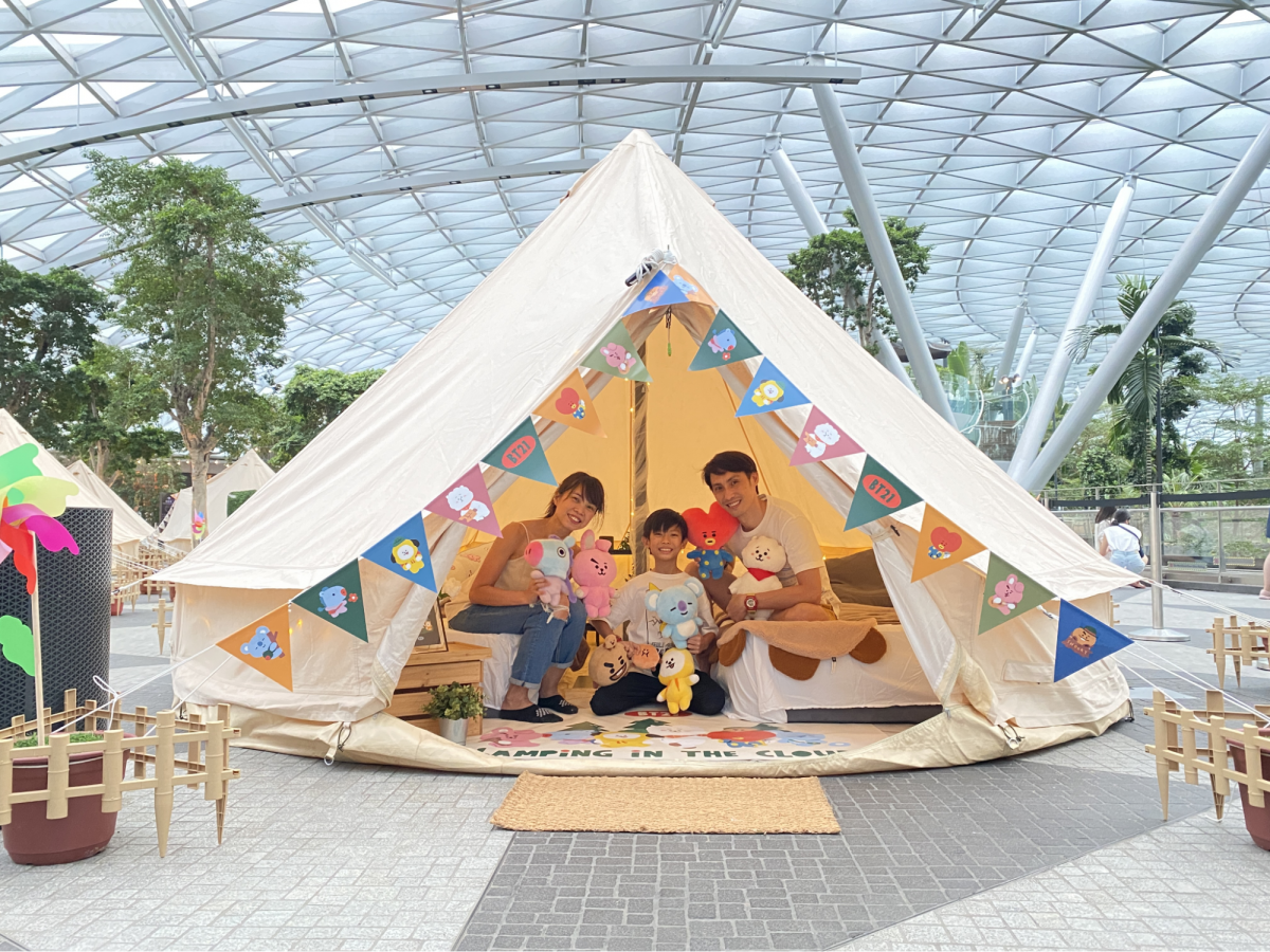 BT21 glamping Jewel Changi