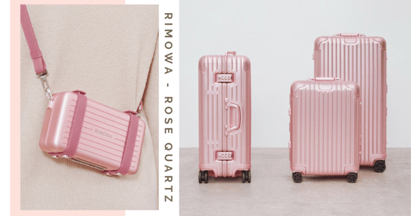 RIMOWA’s New Metallic Pink Rose Quartz Luggages And Cross-Body Bag Are Perfect For Your Upcoming Travels