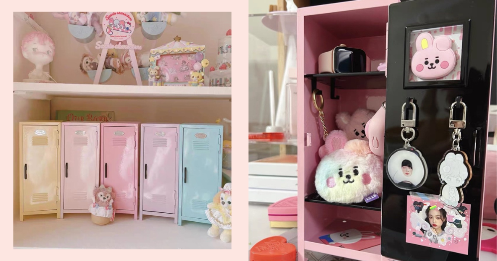 KoreanStyle Mini Lockers You Can Use To Store Makeup, Jewellery, Nail