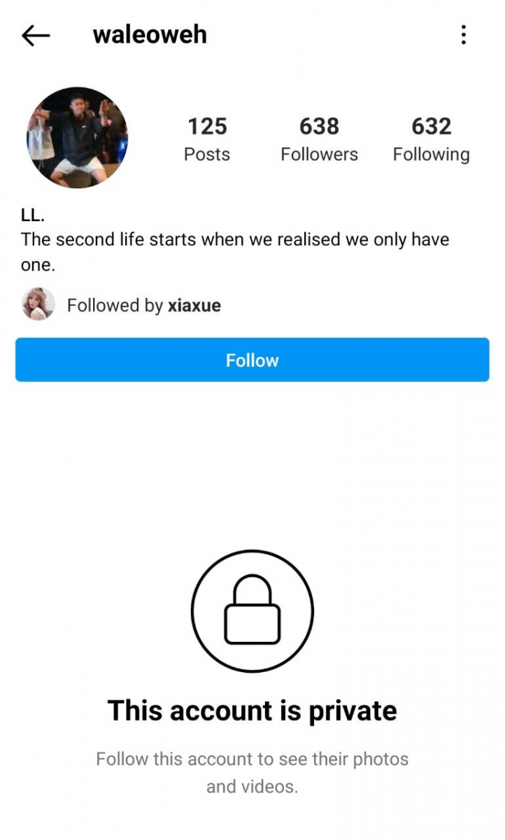 Kim Lim and husband Leslie Leow unfollowed each other