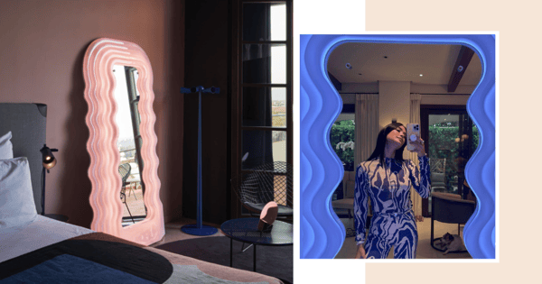 10 Pastel-Coloured, Wavy-Framed & Neon-Lit Mirrors To Up Your Selfie Game