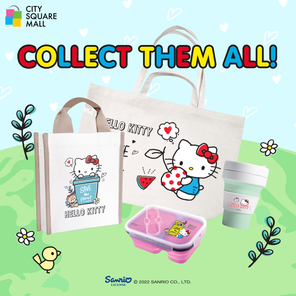 Hello Kitty & My Melody collectibles at City Square Mall, Palais Renaissance, Quayside Isle and Republic Plaza