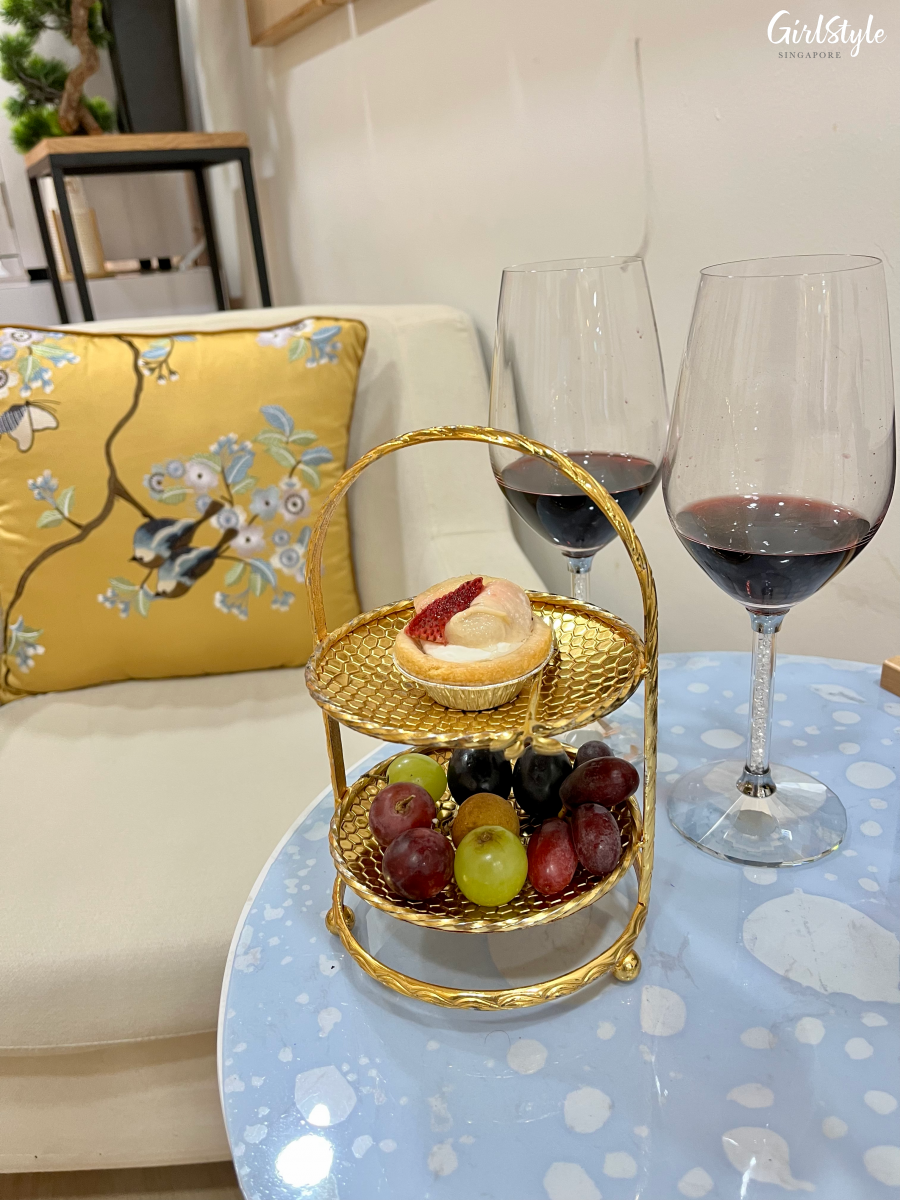 Complimentary mini high tea at T&C Beauty House