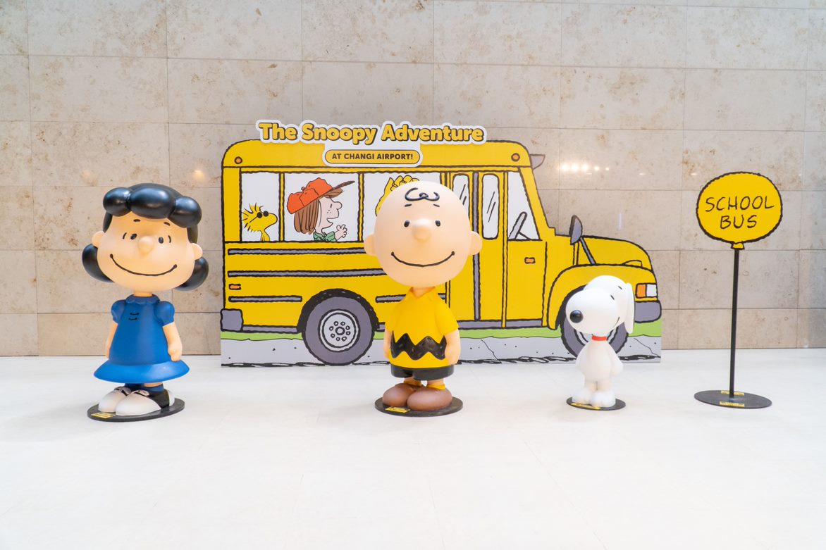 Snoopy at Changi Airport